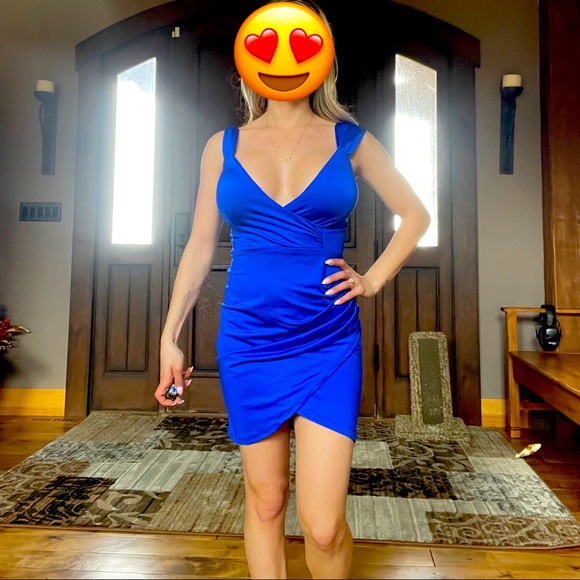 Fashion Nova Blue Dress XS - Picture 1 of 3
